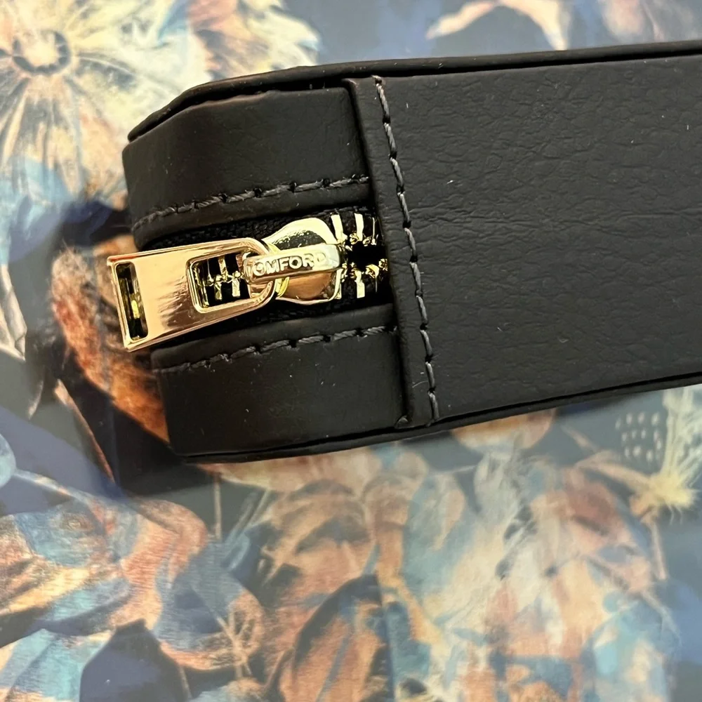 Tom Ford Black Leather Accessory Case - Picture 2 of 4